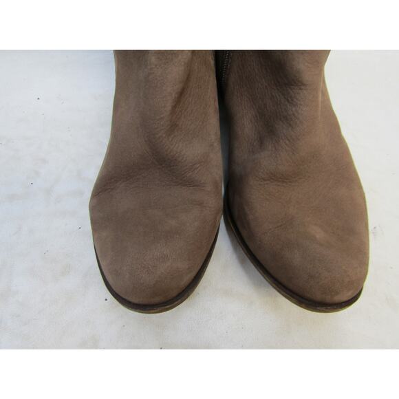 Lucky Brand Womens Size 10 M Brown Soft Leather Zip Ankle Fashion Boots Bootie - Picture 5 of 10